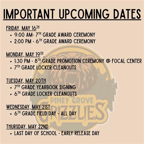  EOY Events